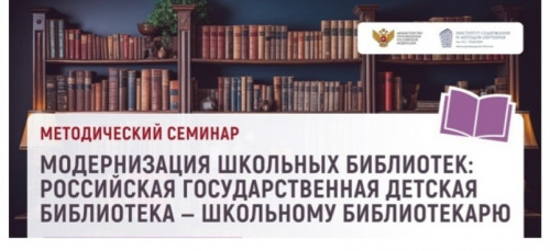 методический семинар &laquo;Модернизация школьных библиотек: Российская государственная детская библиотека - школьному библиотекарю&raquo;